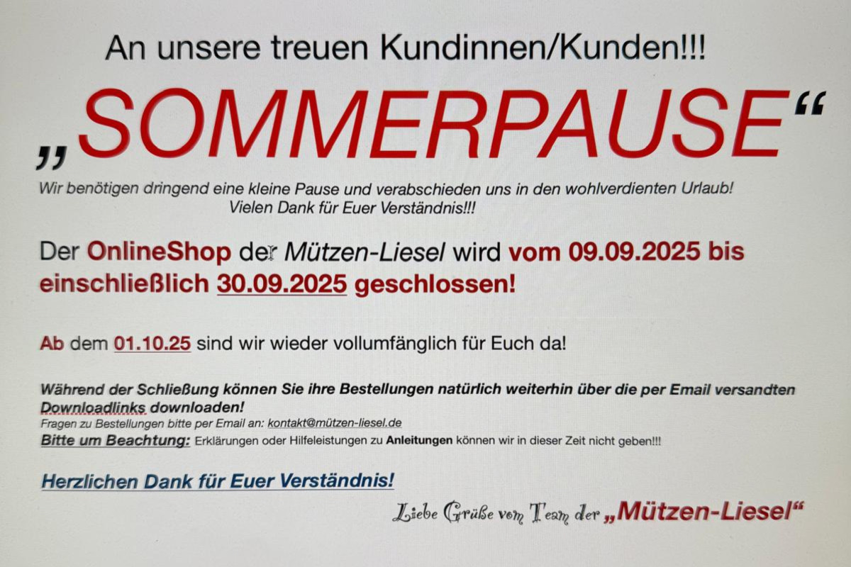 Sommerpause
