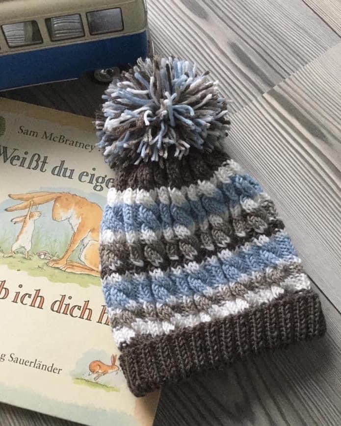 Bild 1 von Anleitung Kindermütze Nils 2 bis 4 Jahre & 5 bis 8 Jahre